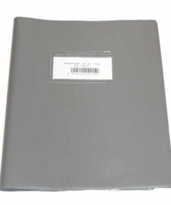 COUVRE CAHIER A5 GRIS BRONYL - PVC