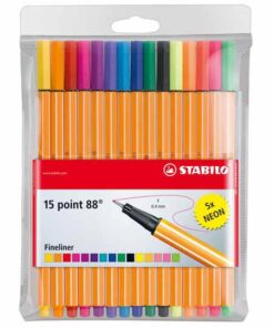 STABILO POINT 88 10+5 NEON FEUTRE STABILO 10 COUL BASE + 5 FLUO