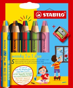 STABILO WOODY DUO ETUI DE 5
