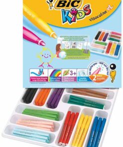 CLASSPACK VISACOLOR 96 FEUTR FEUTRES DE COLORIAGE KIDS POINTE RENFORCEE - PRISE FACIL