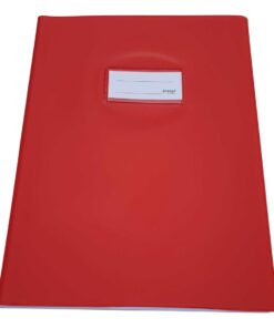 COUVRE CAHIER A4 ROUGE BRONYL - PVC