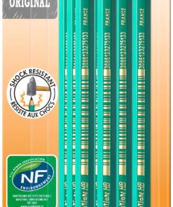 8+2 CRAYONS HB BIC EVOLUTION N°2 - BOUT GOMME