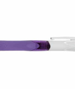 BIC 4 COULEURS GRIP FASHION STYLO BILLE POINTE MOYENNE CORPS MAUVE