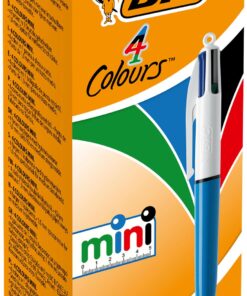BIC 4 COULEURS MINI CLASSIC POINTE 1MM - LARGEUR DE TRAIT DE 0.32