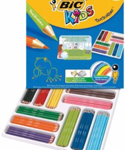 CLASSPACK TROPICOLORS 216 CRAYONS DE COULEUR BIC KIDS