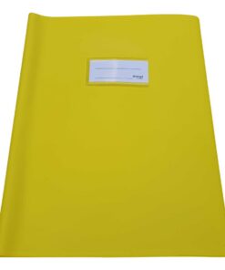 COUVRE CAHIER A4 JAUNE BRONYL - PVC