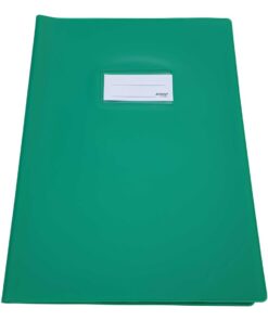 COUVRE CAHIER A4 VERT MOYEN BRONYL - PVC