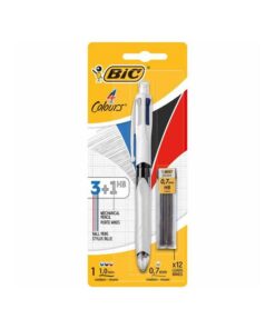 BIC 3 COULEUR + PM 0.7 BLISTER 3+1 & ETUI MINES 0.7 GRATIS