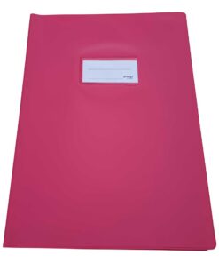 COUVRE CAHIER A4 ROSE BRONYL - PVC