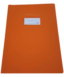 COUVRE CAHIER A4 ORANGE BRONYL - PVC