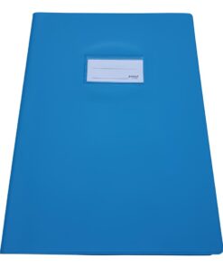 COUVRE CAHIER A4 BLEU CL BRONY - PVC