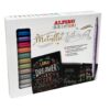 ALPINO METALLIC LETTERING 12 FEUTRES + 1 BLOC + MANUEL