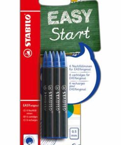 EASYSTART 6 RECHARGE BLEU BLIS BLISTER - STABILO EASY START