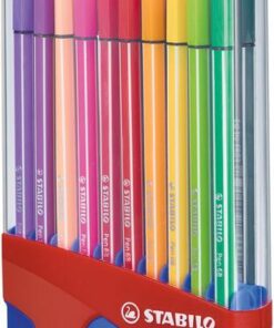 STABILO PEN68 COLOR PARADE 20 PIECES FEUTRES DE COLORIAGE COULEURS CLASSIQUES