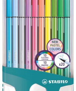 STABILO PEN 68 PASTEL PARADE 20 PIECE FEUTRES DE COLORIAGE