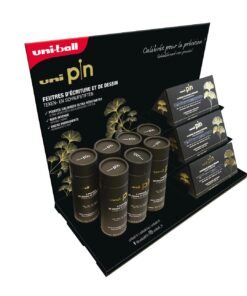 DISPLAY 10 SETS FEUTRES PIN 7 TUBES 9 FEUTRES A 9.95 3 COFFRETS 18 FEUTRES A 19.95