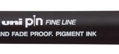 FEUTRE UNI PIN BISEAU 1MM NOIR UNI-BALL - POINTE BISEAU