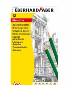 12 CRAYONS DESSIN 5H A 6B EBERHARD FABER - 12 GRADUATION