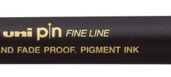 FEUTRE UNI PIN BRUSH ULTRA FIN NOIR - UNI-BALL