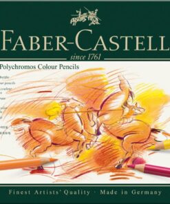 120 CRAYONS DE COULEUR FC FABER-CASTELL - POLYCHROMOS BOITE METAL  ARTIST QUALITE