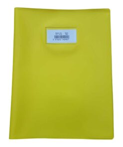 COUVRE CAHIER A4+ JAUNE BRONYL - PVC