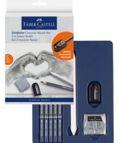 SET D'ESQUISSE FUSAIN - 8 PIEC ES POUR DESSINER ET ESQUISSER