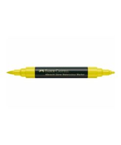 MARQUEUR AQUARELLE JAUNE CADM FABER-CASTELL DOUBLE POINTE JAUNE CADMIUM