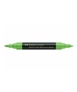 MARQUEUR AQUARELLE  VT FEUILLE FABER-CASTELL DOUBLE POINTE VERT FEUILLE