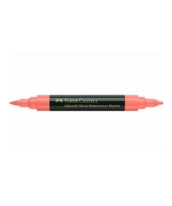 MARQUEUR AQUA RGE ECARLATE FABER-CASTELL DOUBLE POINTE ROUGE ECARLATE