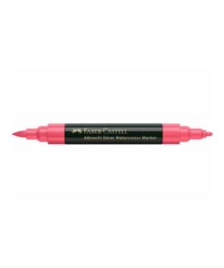 MARQUEUR AQUA ECARLATE PROFOND FABER-CASTELL DOUBLE POINTE ROUGE ECARLATE