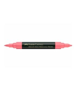 MARQUEUR AQUA RGE GERANIUM CL FABER-CASTELL DOUBLE POINTE ROUGE GERANIUM CLAIR