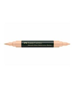 MARQUEUR AQUARELLE RGE BEIGE FABER-CASTELL DOUBLE POINTE ROUGE BEIGE