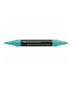 MARQUEUR AQUARELLE COBALT VERT FABER-CASTELL DOUBLE POINTE