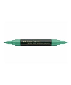 MARQUEUR AQUARELLE VERT PHTALO FABER-CASTELL DOUBLE POINTE