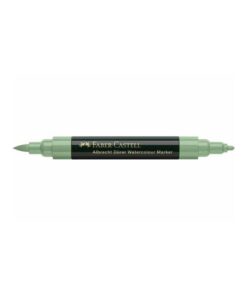 MARQUEUR AQUARELLE TERRE VERTE FABER-CASTELL DOUBLE POINTE