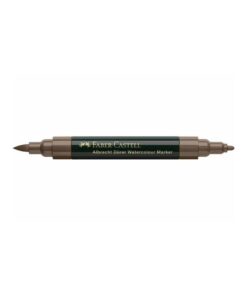 MARQUEUR AQUARELLE SEPIA FONCE FABER-CASTELL DOUBLE POINTE