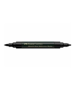 MARQUEUR AQUARELLE NOIR FABER-CASTELL DOUBLE POINTE