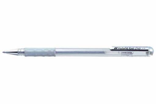 ROLLER PENTEL HYBRID K118 ARGE ARGENT 0.8MM