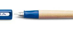 LAMY STYLO PLUME ABC BLEU A DROITIER - CORPS BOIS