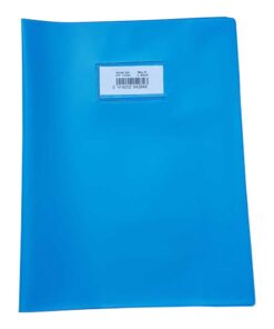 COUVRE CAHIER A4+ TURQUOISE BRONYL - PVC