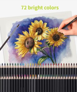NYONI 72 CRAYONS AQUARELLE WATERCOLOR PENCIL SET