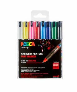 POSCA SET 8 MARQUEURS PC1MR POCHETTE CLASSIQUE