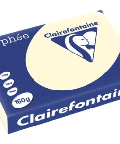 TROPHEE A4 160G IVOIRE PAPIER CLAIRFONTAINE RAME DE 250 FEUILLES