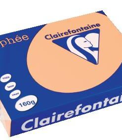 TROPHEE A4 160G SAUMON PAPIER CLAIREFONTAINE RAME DE 250 FEUILLES