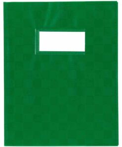 COUVRE CAHIER A5 VERT PAR 25 AURORA