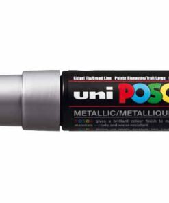 POSCA MARQUEUR ARGENT BISAUTE LARGE 8MM