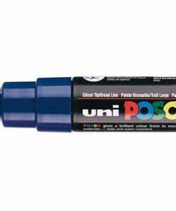 POSCA MARQUEUR BLEU FONCE BISAUTE LARGE 8MM