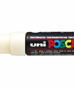 POSCA MARQUEUR IVOIRE BISAUTE LARGE 8MM