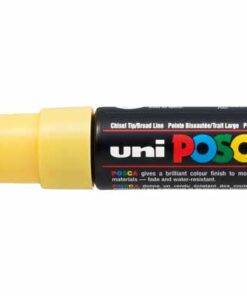 POSCA MARQUEUR JAUNE PAILLE BISAUTE LARGE 8MM