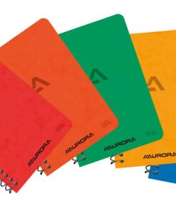 CARNET SPIRALE 7.5X11 Q5 AUROR 80 PAGES